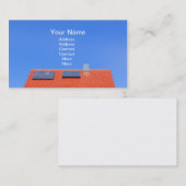 パネル付き太陽の屋根 名刺 (正面/裏面)