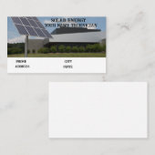 パネル太陽の会社 名刺 (正面/裏面)