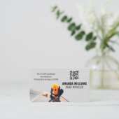 パネル太陽の技術者 名刺 (スタンド正面)