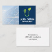 パネル太陽の | クリーンエナジロゴ名刺 名刺 (正面/裏面)