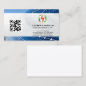 パネル太陽の | クリーンエネルギーロゴ 名刺 (正面/裏面)