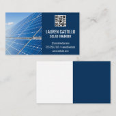 パネル太陽の | QRスキャンコード 名刺 (正面/裏面)