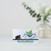 パネル太陽の | Roof Worker |ホームロゴ 名刺 (スタンド正面)