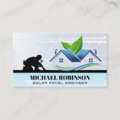 パネル太陽の | Roof Worker |ホームロゴ 名刺 (正面)