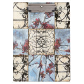 パネル抽象芸術ス絵画クロール クリップボード (正面)