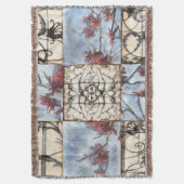 パネル抽象芸術ス絵画クロール スローブランケット (正面縦)