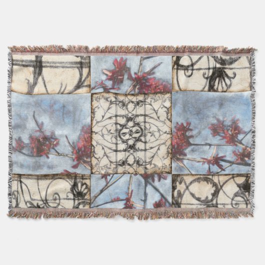 パネル抽象芸術ス絵画クロール スローブランケット (正面)