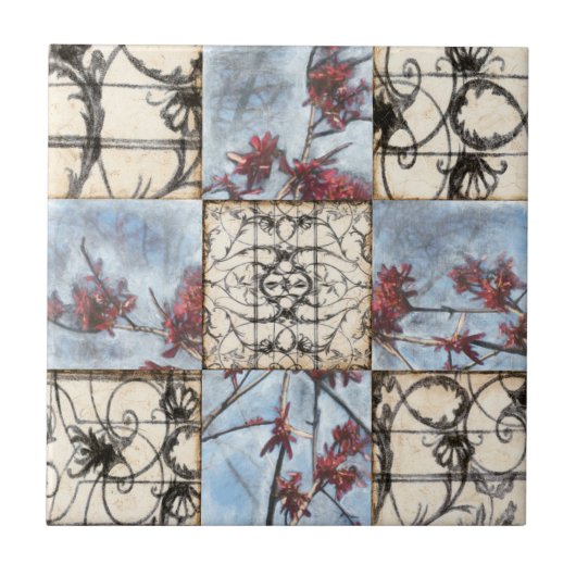 パネル抽象芸術ス絵画クロール タイル (正面)