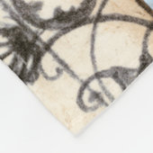 パネル抽象芸術ス絵画クロール フリースブランケット (角)