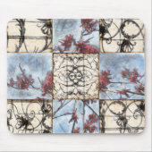 パネル抽象芸術ス絵画クロール マウスパッド (正面)