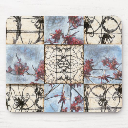 パネル抽象芸術ス絵画クロール マウスパッド (正面)