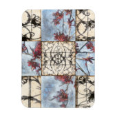 パネル抽象芸術ス絵画クロール マグネット (縦)