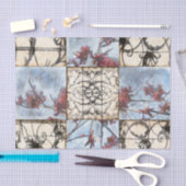 パネル抽象芸術ス絵画クロール 薄葉紙 (クラフト)