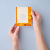 パネル026 – オレンジマリゴールド チラシ (手)