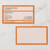 パネル02 – オレンジ絵を描色 名刺 (正面/裏面)