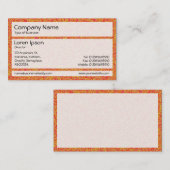 パネル02 – オレンジ色のマーリング 名刺 (正面/裏面)