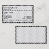 パネル02 – ハニカム 名刺 (正面/裏面)