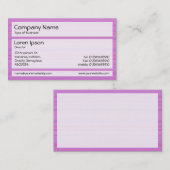 パネル02 – ピンク 名刺 (正面/裏面)