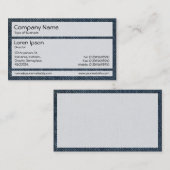 パネル02 – 古いブルージーンズ 名刺 (正面/裏面)