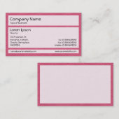 パネル02 – 折り目紙クリムゾン 名刺 (正面/裏面)