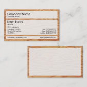 パネル02 – 木材02 名刺 (正面/裏面)