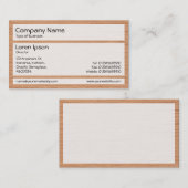 パネル02 – 木材06 名刺 (正面/裏面)