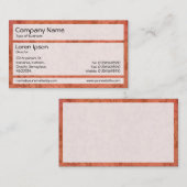 パネル02 – 植物のインプリント 名刺 (正面/裏面)