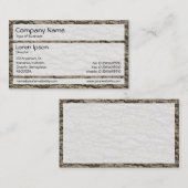 パネル02 – 樹皮02 名刺 (正面/裏面)