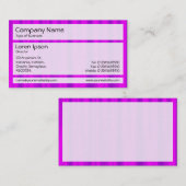 パネル02 – 紫サテン 名刺 (正面/裏面)