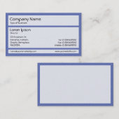 パネル02 – 青のしっくい 名刺 (正面/裏面)