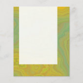 パネル032 – 黄および緑の鉱物 チラシ (裏面)