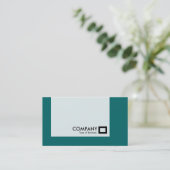 パネル – カラー – モスグリーン 名刺 (スタンド正面)