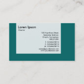 パネル – カラー – モスグリーン 名刺 (裏面)