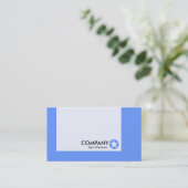 パネル – カラー – 星 – ベビーブルー 名刺 (スタンド正面)