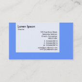 パネル – カラー – 星 – ベビーブルー 名刺 (裏面)