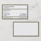 パネル – カーキパウダー 名刺 (正面/裏面)