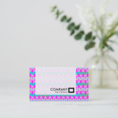 パネル – ジオメトカラフルリ 名刺 (スタンド正面)