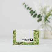 パネル – セダム（秋の喜び） 名刺 (スタンド正面)