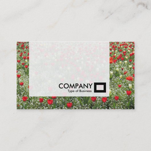 パネル – チューリップのベッド 名刺 (正面)