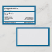 パネル – デザートブルー 名刺 (正面/裏面)