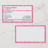 パネル – ピンク印象主義 名刺 (正面/裏面)