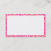 パネル – ピンク印象主義 名刺 (裏面)