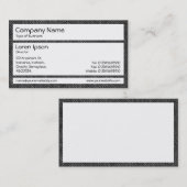 パネル – フェードブラックデニム 名刺 (正面/裏面)