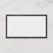 パネル – フェードブラックデニム 名刺 (裏面)