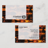 パネル – フラクタルの炎 名刺 (正面/裏面)