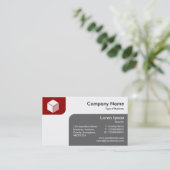 パネル – ルビーとグレー 名刺 (スタンド正面)