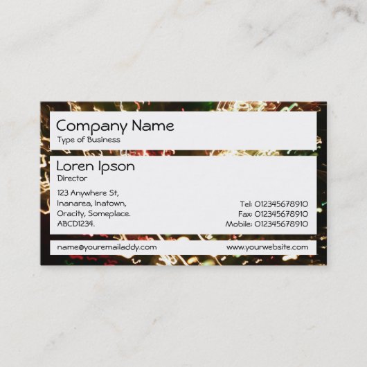 パネル-光ファイバランプ 名刺 (正面)