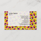 パネル – 六角パターン01 名刺 (裏面)