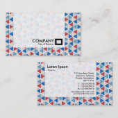 パネル – 六角パターン05 名刺 (正面/裏面)