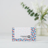 パネル – 六角パターン05 名刺 (スタンド正面)